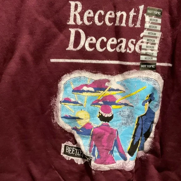 Beetlejuice Maroon Sweatshirt - Picture 4 of 6